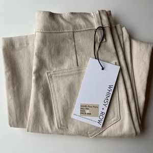 whimsy + row *sustainable* flora pants! 🤍 NEVER WORN